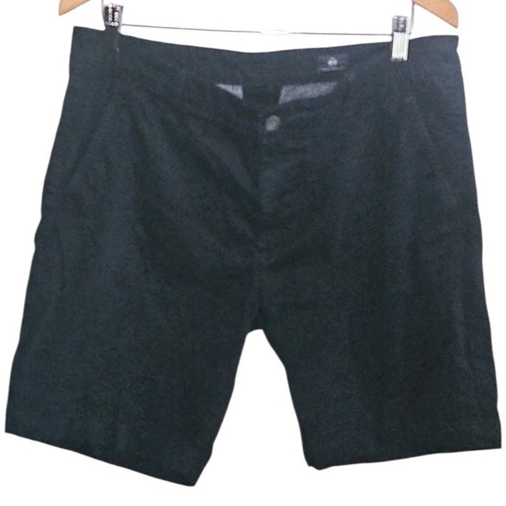 AG Adriano Goldschmied Navy Blue Sueded Chino Shorts The Wanderer Mens Size 36R